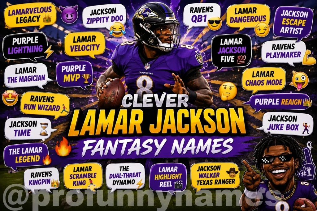 Lamar Jackson Fantasy Names