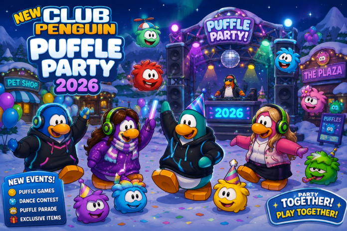 New Club Penguin Puffle Party 2026