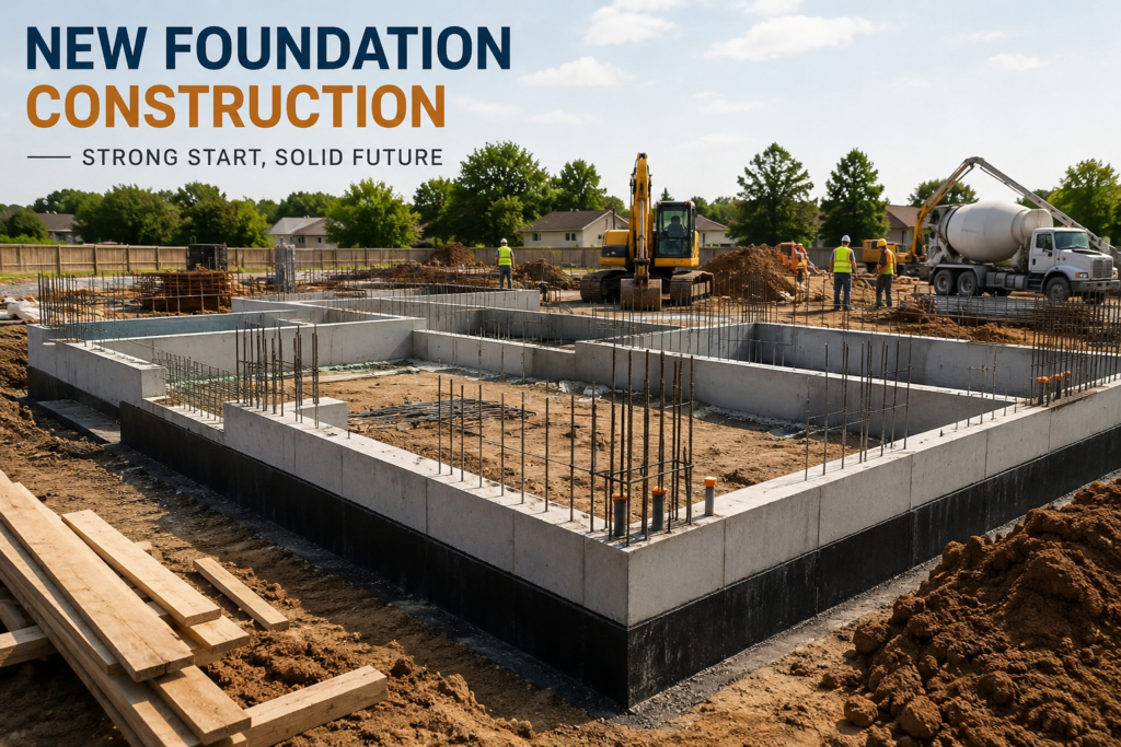 New Foundation Construction