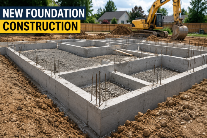 New Foundation Construction