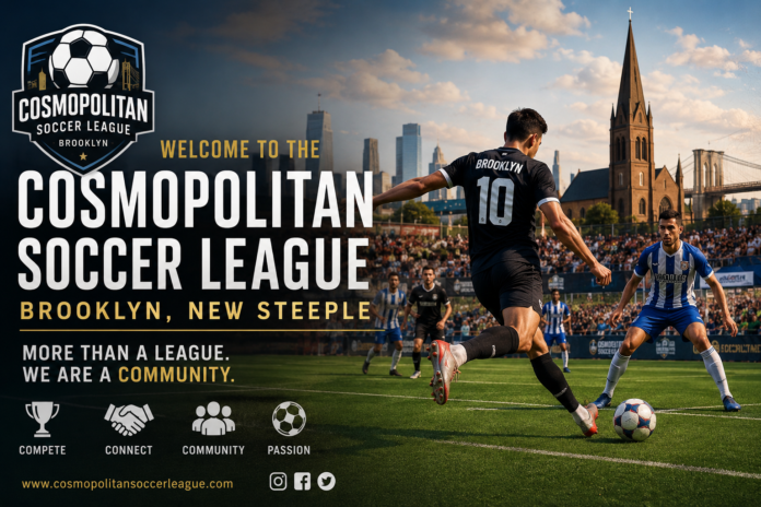 Cosmopolitan Soccer League Brooklyn New Steeple