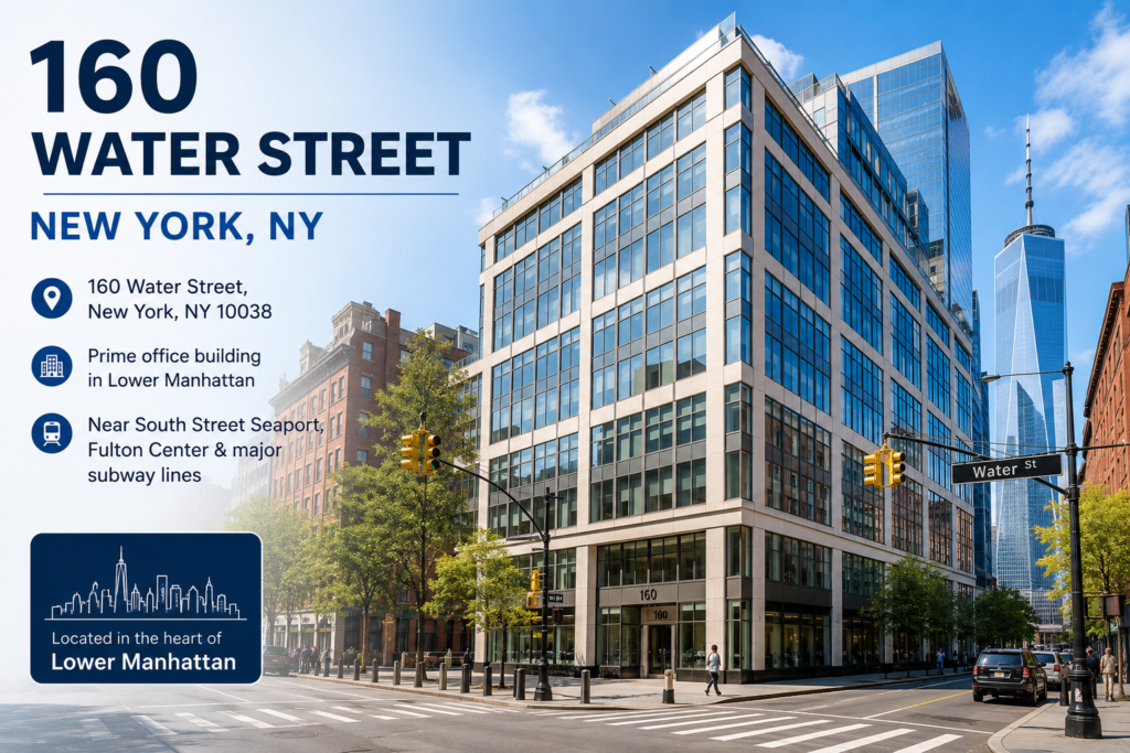 160 Water Street New York NY