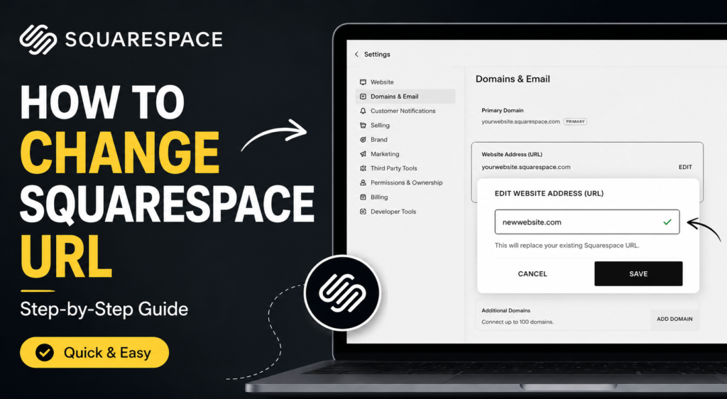 How to Change Squarespace URL